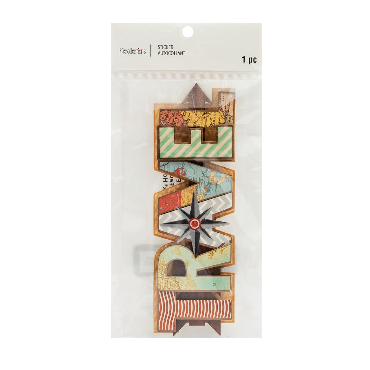 12 Pack: Travel Dimensional Sticker by Recollections™